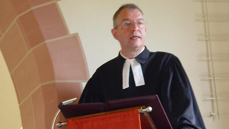 Der Prediger, Dekan Wilhelm Hammann. Foto: Brigitta Kempe-Wolf