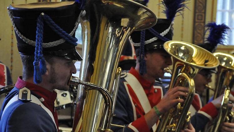 Das Jugendmusikkorps Bad Kissingen reiste beim Konzert in der Wandelhalle musikalisch nach Massa. Foto: Peter Klopf