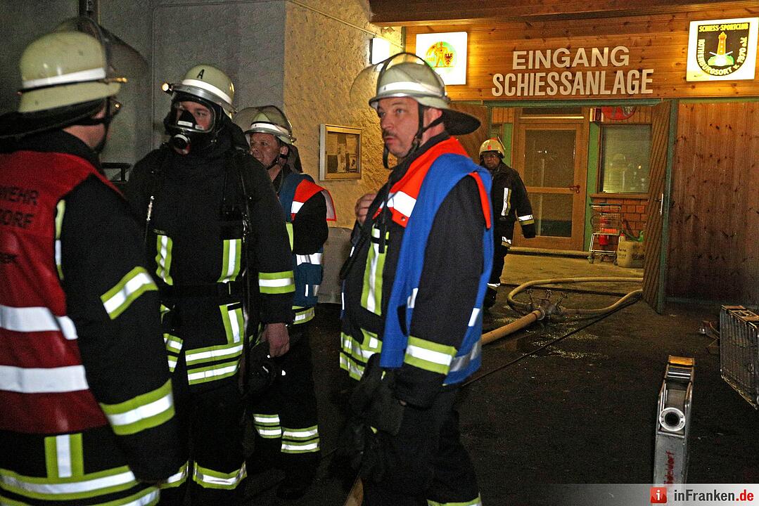 Bamberg: Schützenhaus brennt