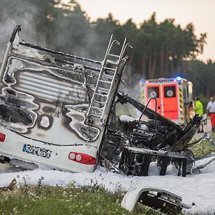 Schwerer Unfall bei Pleinfeld im Kreis Weißenburg-Gunzenhausen