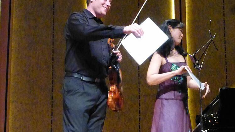 Kristóf Baráti und Momo Kodama
