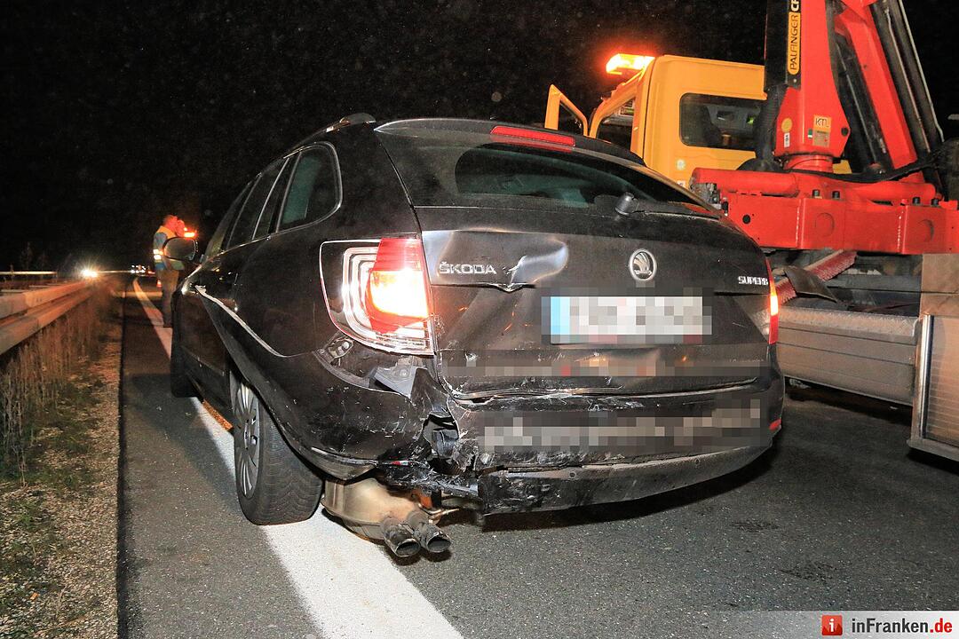 Unfall auf der A3 bei Höchstadt