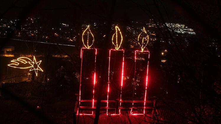 Weihnachtlicher Lichterglanz in Kulmbach Foto: Jürgen Gärtner