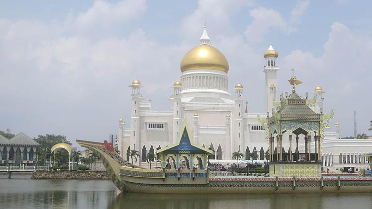 Omar Ali Saifuddin Mosche im Sultanat Brunei