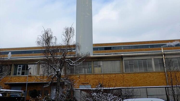 Das Heizhaus unterhalb des Quelle-Turms. Foto: Pelke