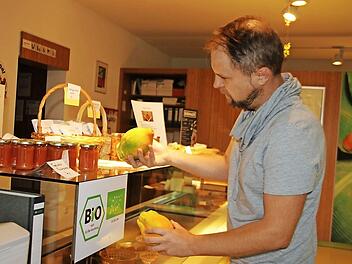 Mit dem Bio-Zertifikat wurde der Nachhaltigkeitsgedanke verankert - hier der Projektleiter der Marketinggesellschaft Ralf Schmitt. Foto: Veronika Schadeck