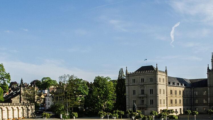 Der Stimmkreis Coburg gehört zum Wahlkreis Oberfranken.  Der Schlossplatz in Coburg. Foto: Jochen Berger
