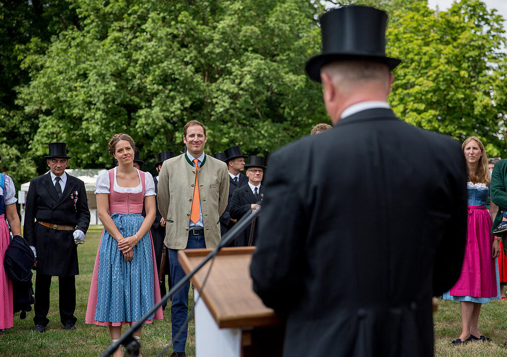Heimf&uuml;hrung der Braut des F&uuml;rsten Castell-R&uuml;denhausen