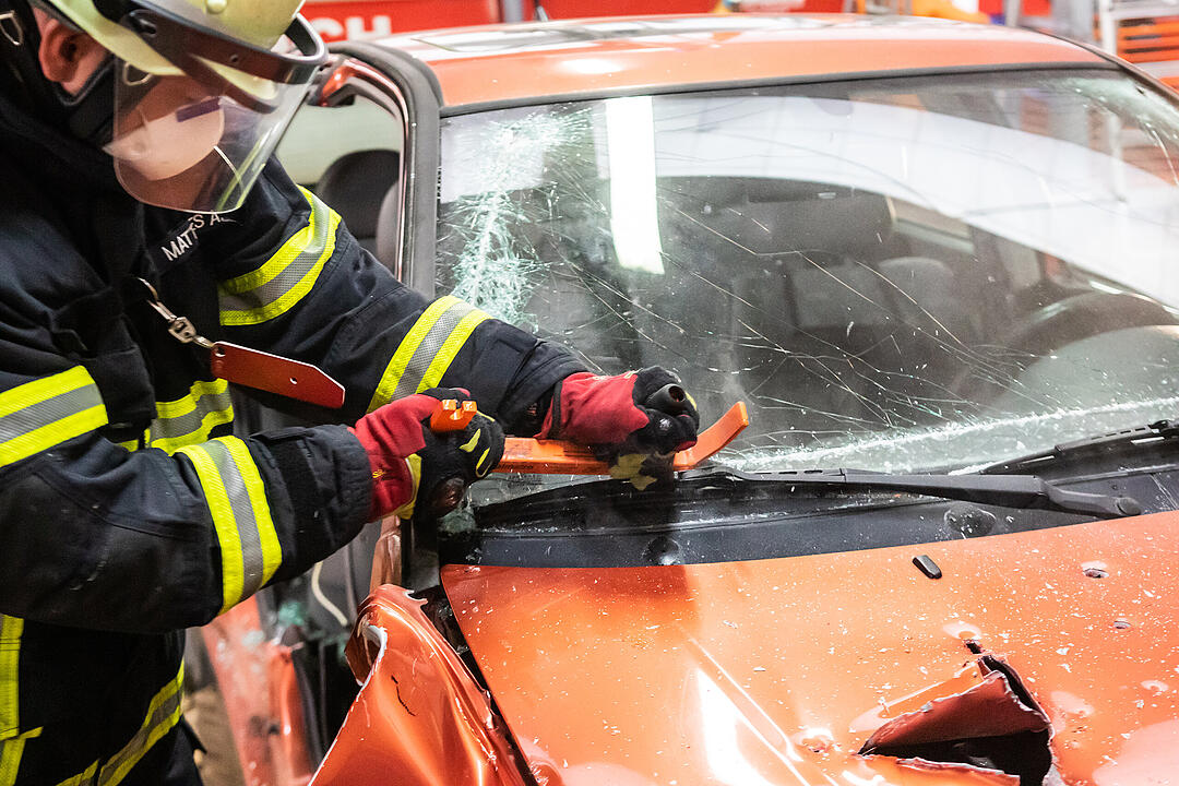 Prinzessinnen bei Feuerwehr