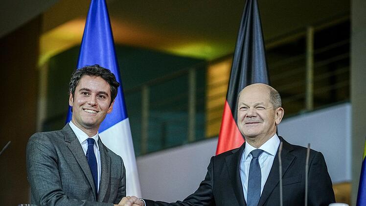 Olaf Scholz und Gabriel Attal