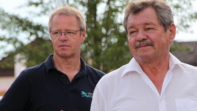 Ab September wird ihn aller Wahrscheinlichkeit nach Hans Rohrmüller (rechts) ablösen.