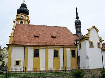 1915 errichtet: die Kirche "Mariä Himmerfahrt" in Medlitz Foto: nr