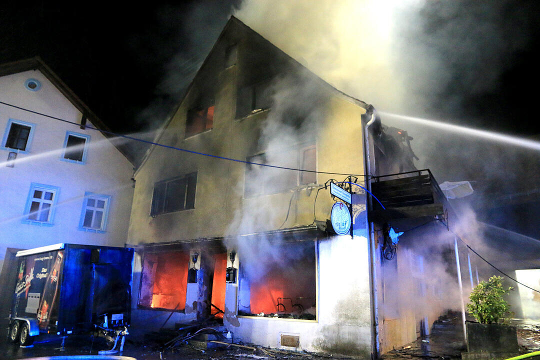 Asylunterkunft in Gößweinstein brennt