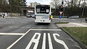 Unfall mit Stadtbus in Bayreuth