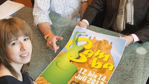 Das diesjährige Samba-Plakat hat die Studentin Elvira Merz gestaltet.