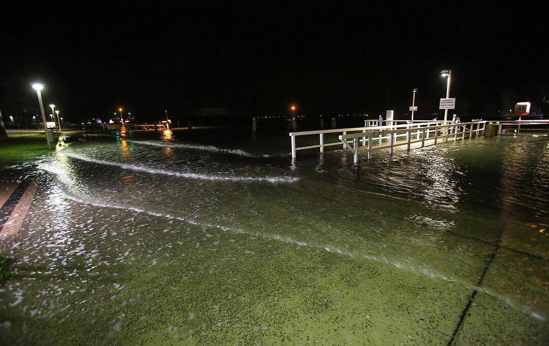 Sturmflut an der Ostseeküste