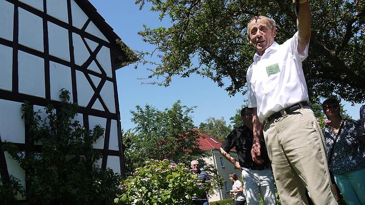 Im Garten der Familie Stahl. Foto: Berthold Köhler