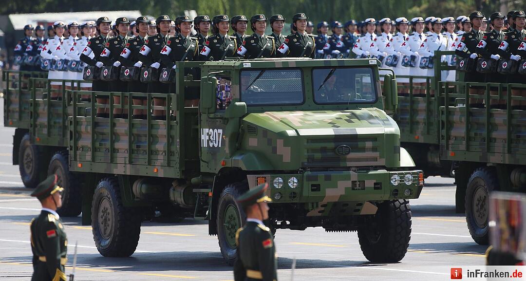 Militärparade in China
