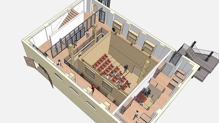 Perspektive Erd- und Zwischengeschoss Quelle: Stadt Bamberg