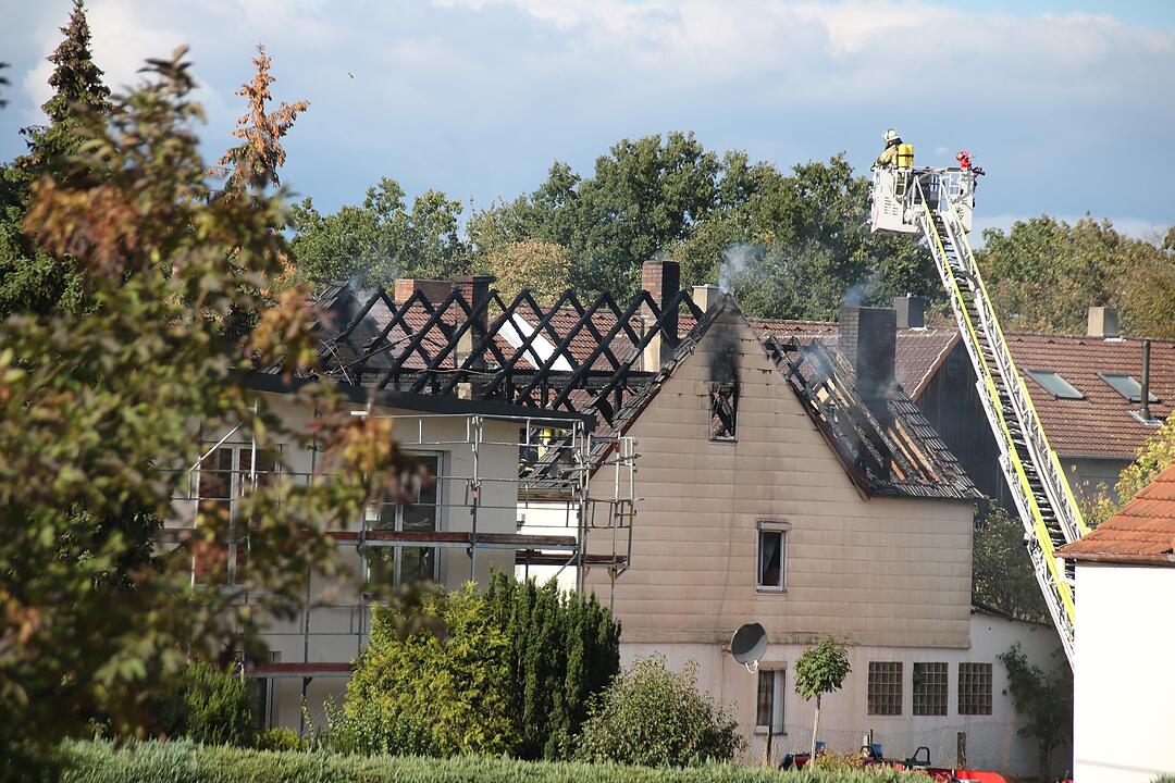 Großbrand in Lichtenfels