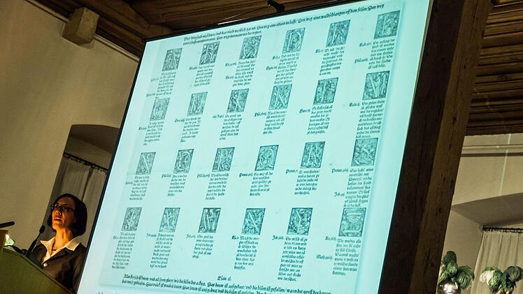 "Zum Sterben schön": Impressionen von einem Abend mit Kunst und Musik in der Großen Hofstube der Veste CoburgFoto: Jochen Berger