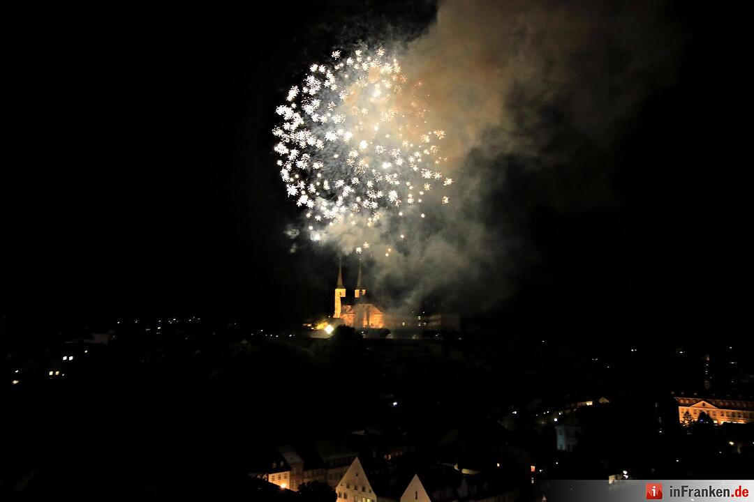 Sandkerwa-Feuerwerk in Bamberg