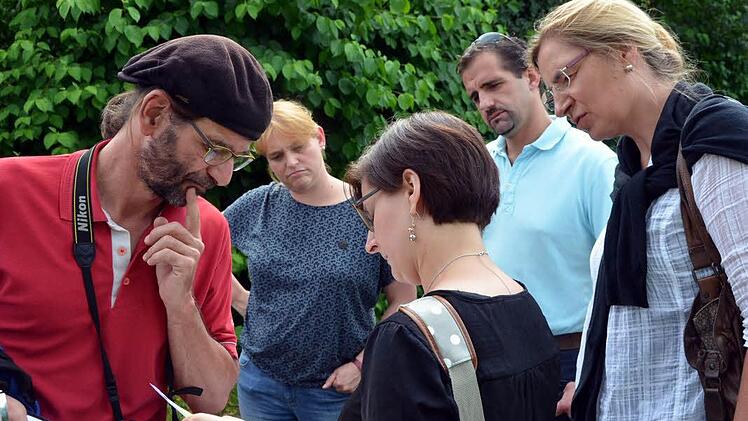 Stadtteil-Rundgang in Poppenroth. Foto: Peter Rauch