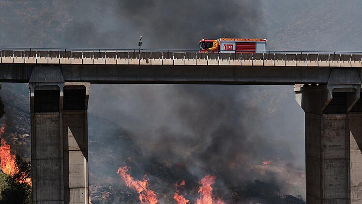 Waldbrand in Andalusien