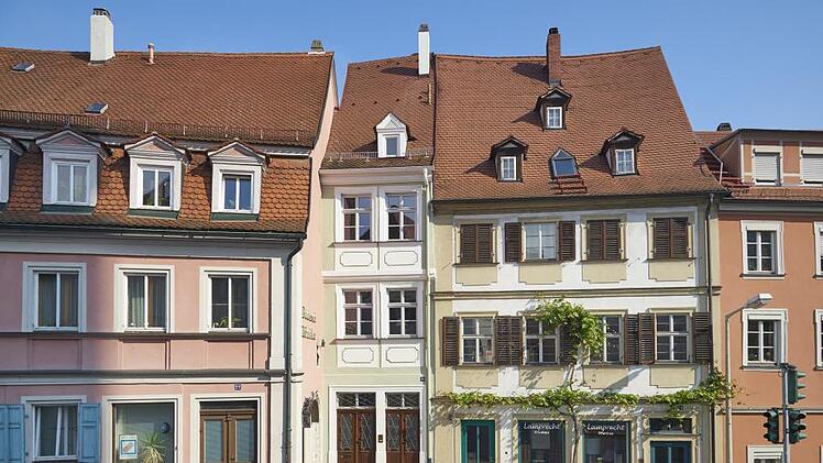 Sehr schmal, aber vorbildlich saniert: das Haus Unterer Kaulberg 20 Foto: Stadt Bamberg