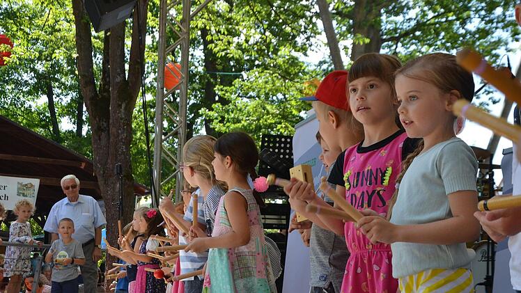 Die Kinder des Martin-Luther-Haues traten auf.   Foto: Richard Sänger