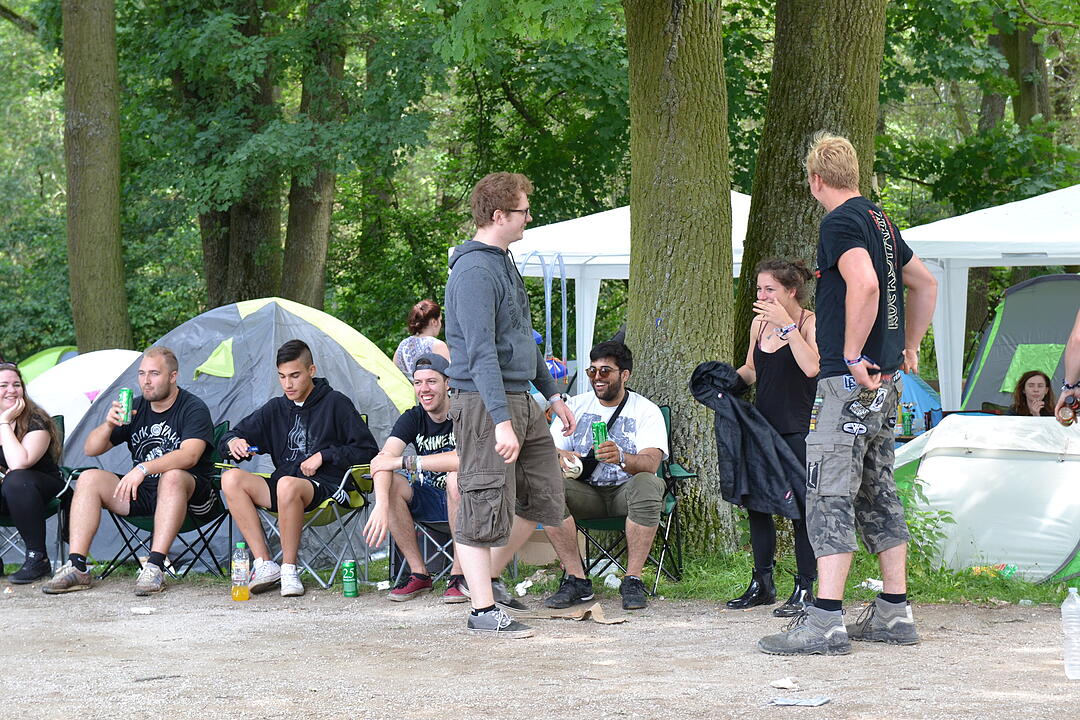 So schön ist das Zeltplatzleben bei Rock im Park 2018