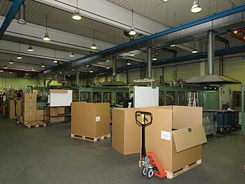 Die Produktionshalle von Technoflex in Westheim. Foto: Archiv/Arkadius Guzy