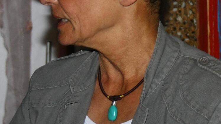 Edina Thern in ihrem Atelier