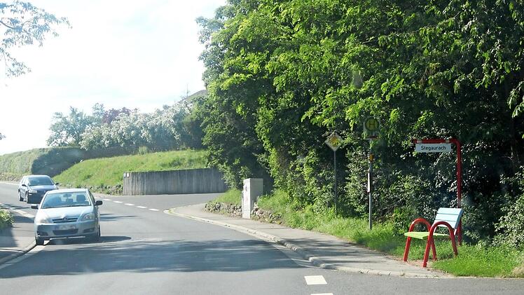 In Waizendorf steht eine der Stegauracher Mitfahrbänke, weil der Gemeindeteil im Gegensatz zu etwa Mühlendorf nicht mit dem Stadtbus an den Kernort angebunden ist. Foto: Hans Kurz