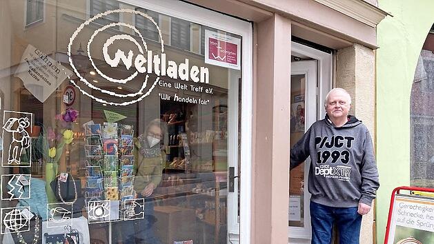 Thomas Brunecker appelliert an die Coburger, auch an die Produzenten von fair gehandelten Lebensmitteln zu denken. In vielen Ländern sind Existenzen bedroht.