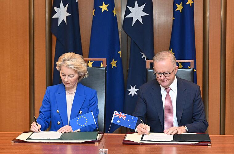 EU und Australien einigen sich auf Freihandelsabkommen