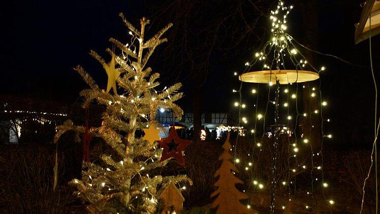 Weihnachtsmarkt in Großwenkheim. Anton Then