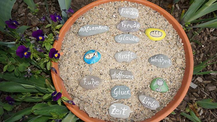 Nette Dekorationsideen wurden beim Tag der Nachhaltigkeit für den Garten  vorgestellt. Marion Eckert