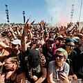 Strahlender Sonnenschein und jubelndes Publikum - besser könnte der Festivalauftakt von Rock im Park doch kaum laufen, oder? Foto: Matthias Hoch
