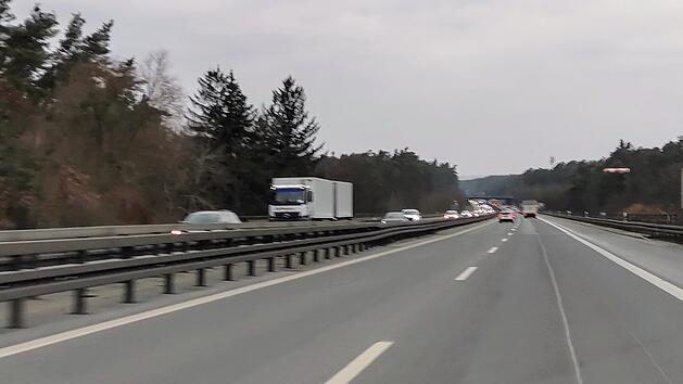 A73 zwischen Forchheim und Bamberg, Autobahn, Sperrung, Baustelle
