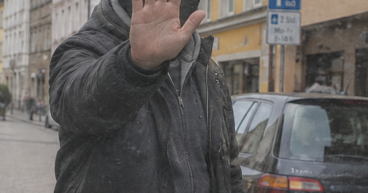 Eskalation in Kulmbach - Fußgänger beschädigt Auto mit bloßen Händen