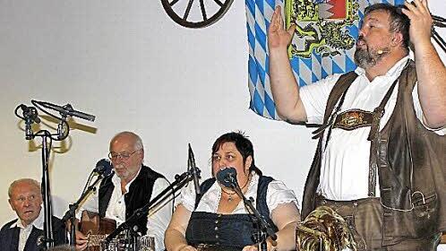 Gern gehörte Gäste aus der Oberpfalz waren die "Blechernen Sait'n".