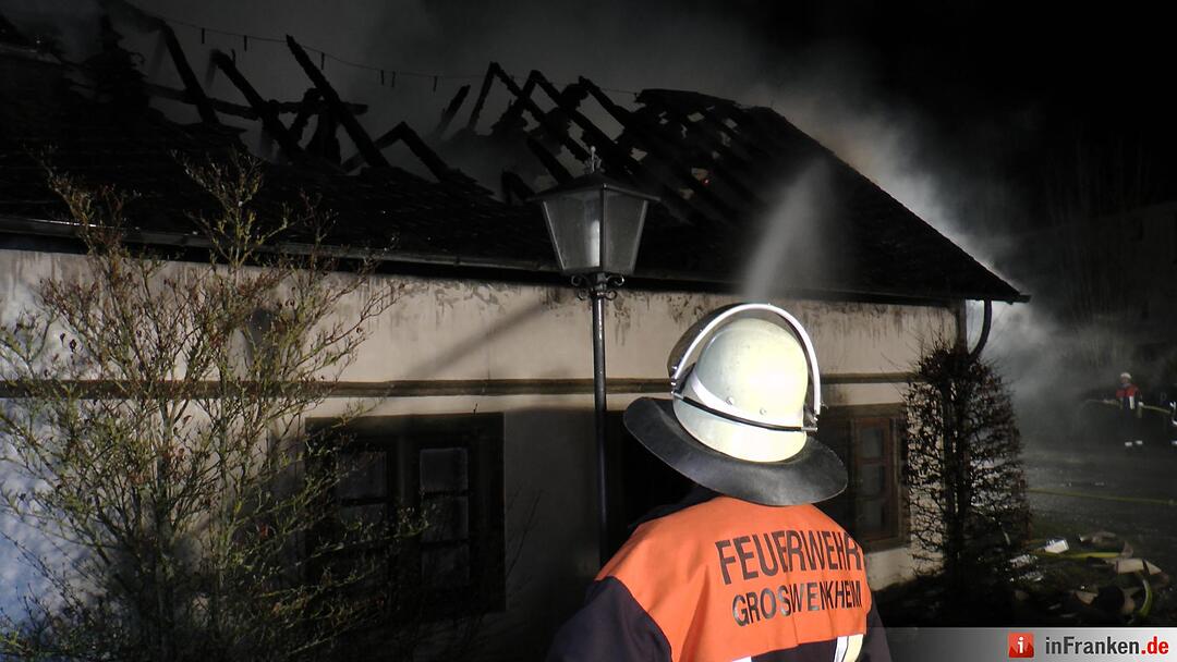 Brand in Kloster bei Münnerstadt – 250 Heimbewohner von Feuer bedroht