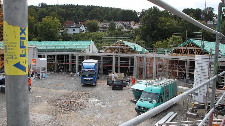 Apropos Dach: Hinauf aufs Gerüst!