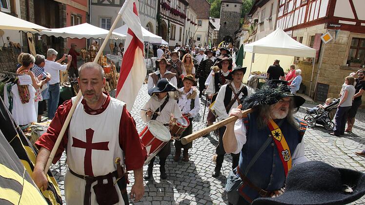 Umzug beim Altstadtfest in Seßlach Foto: Michael Stelzner
