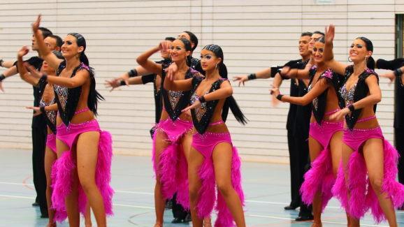 Impressionen vom A-Team in Schwarz-Pink. Foto: Katja Nauer