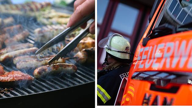 Gefährlicher Gasgrill-Brand in Schweinfurt: Hoher Sachschaden