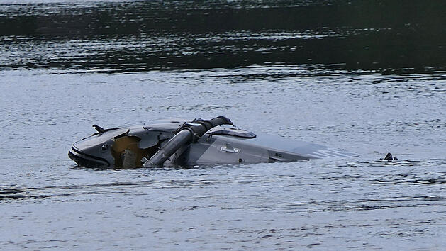 Hubschrauber in Sachsen abgest&uuml;rzt