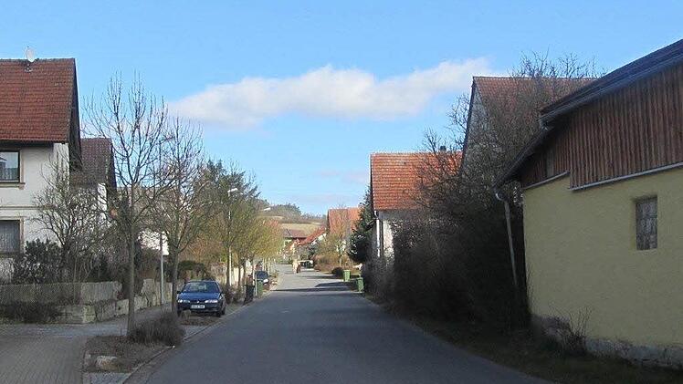 Die Weinbergstraße in Staffelbach, Blick Richtung NordenFoto: privat