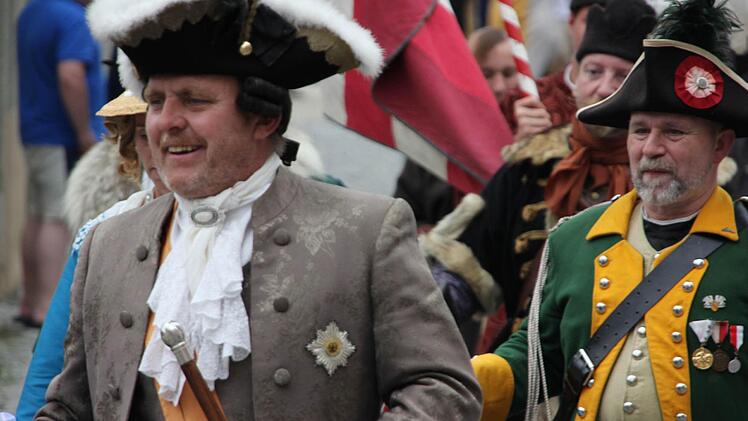 Historischer Festzug durch Kronach. Foto: Marco Meißner